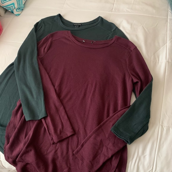 Lulus Tops - Lulus Jeanie Long Sleeve Tee
